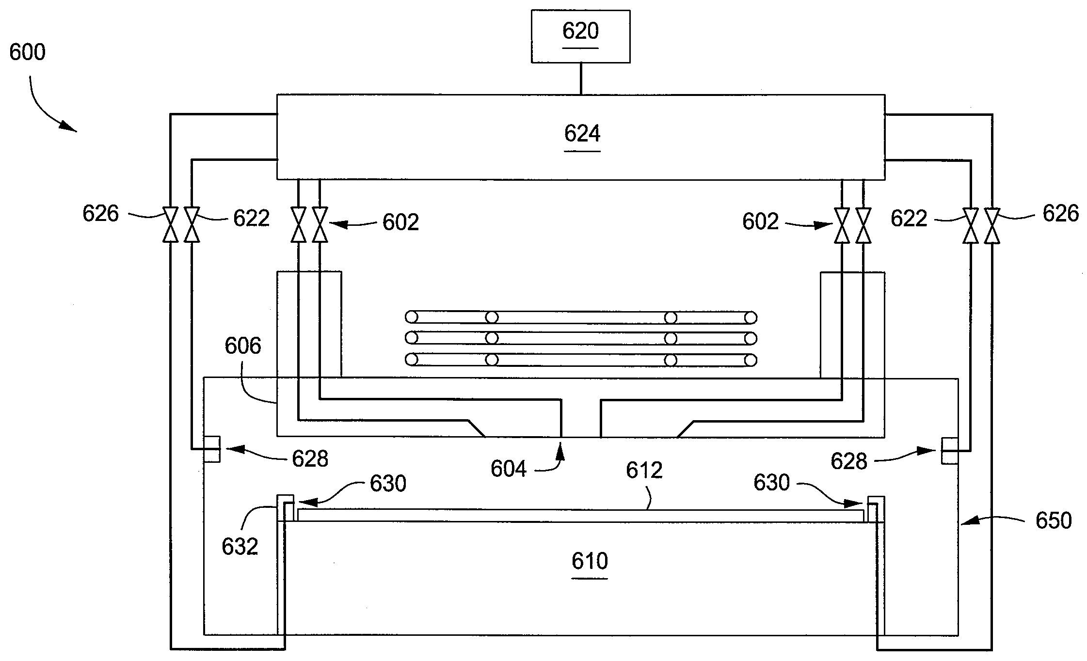 Method and apparatus for controlling gas injection in process chamber