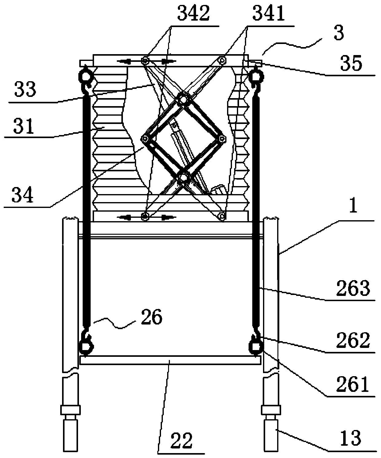 Shifting machine suitable for multiple poses of human body