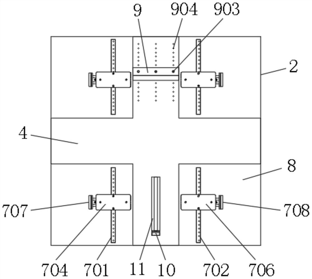 Air cylinder pressing clamp for numerical control machine tool