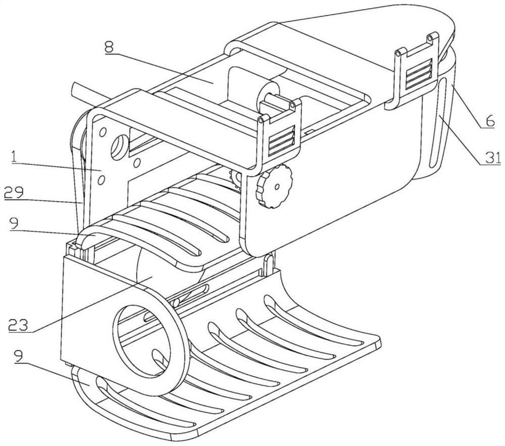 Intensive care patient first-aid device for cleaning foreign matters in oral cavity