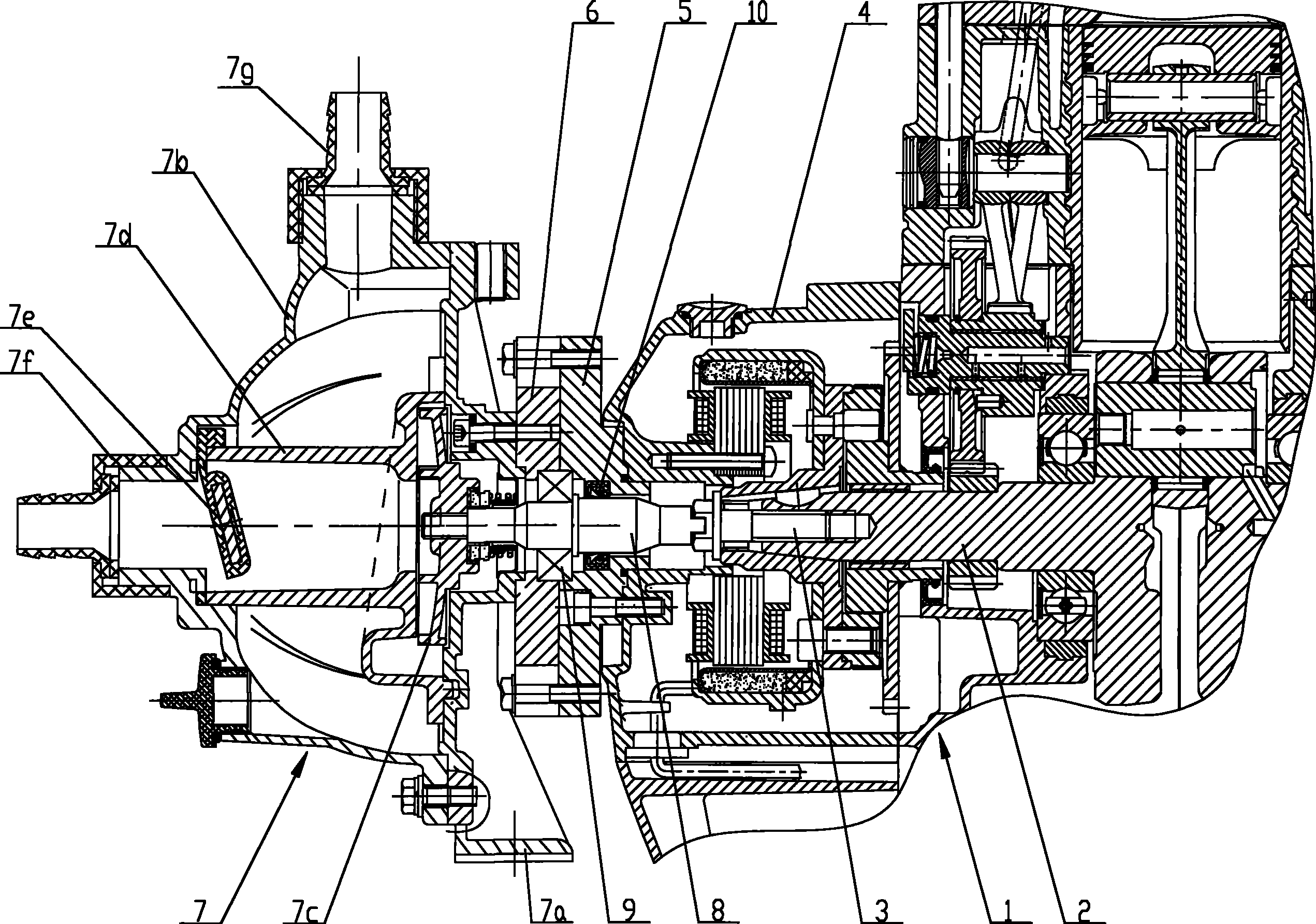 Water pumping device