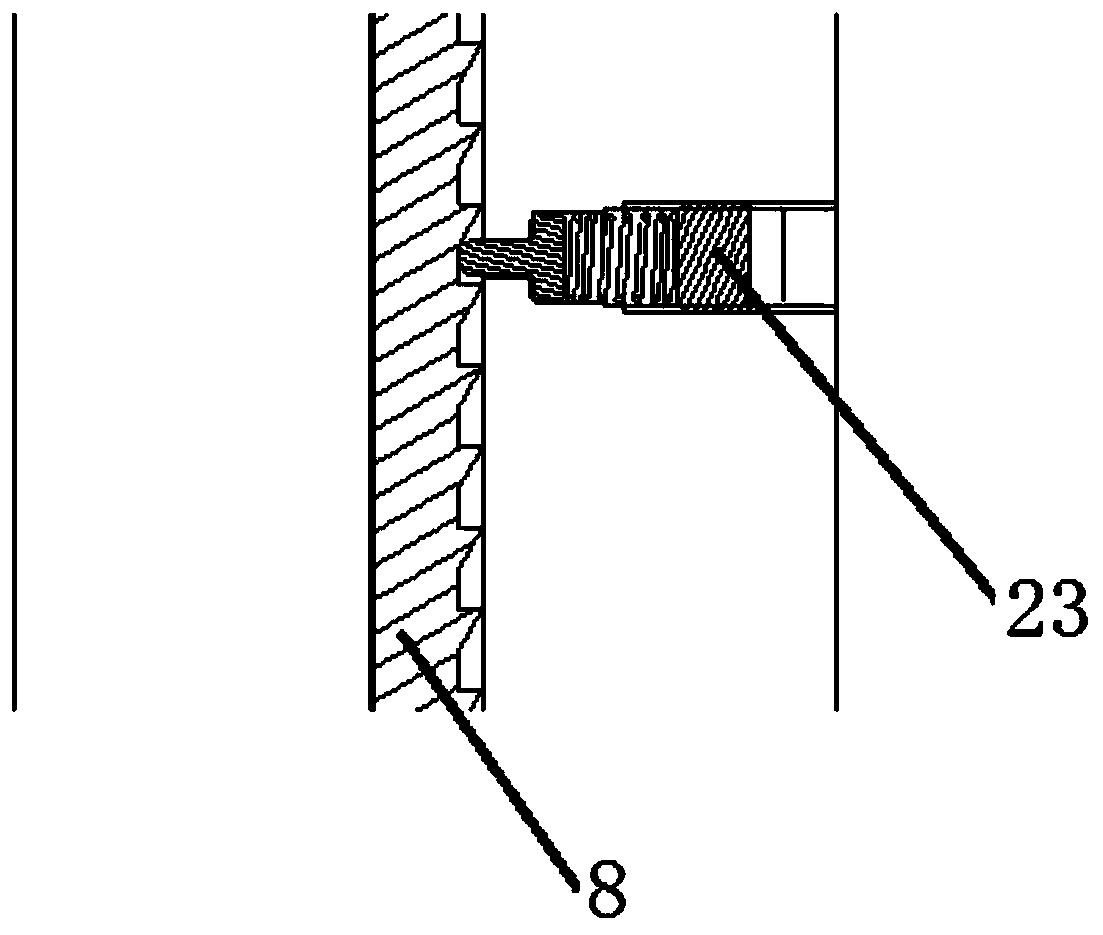 An anti-terrorist anti-riot catch fork