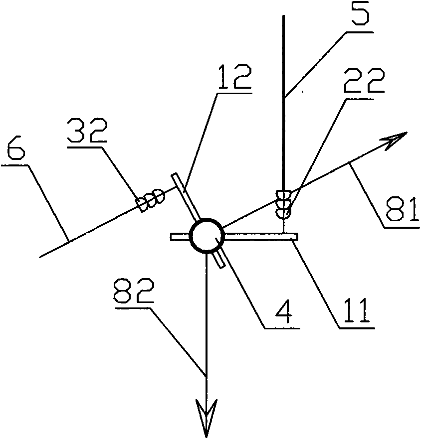 Stringing method of high-tension overhead line