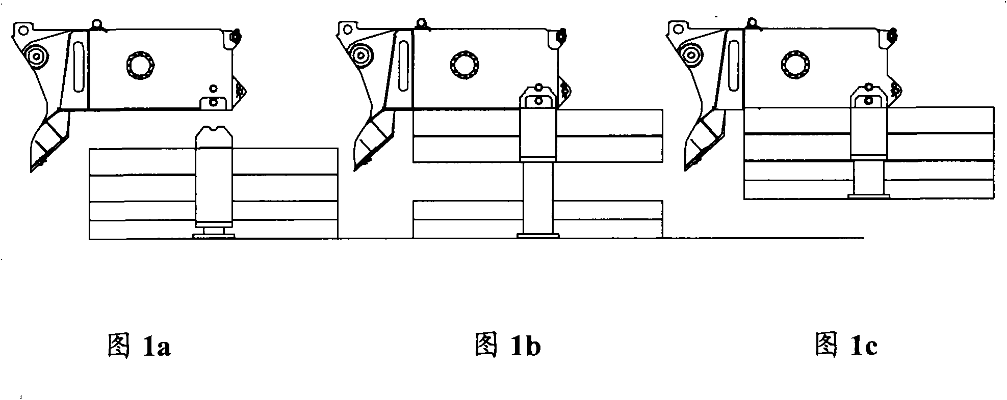 Combined counterweight device and crane using same