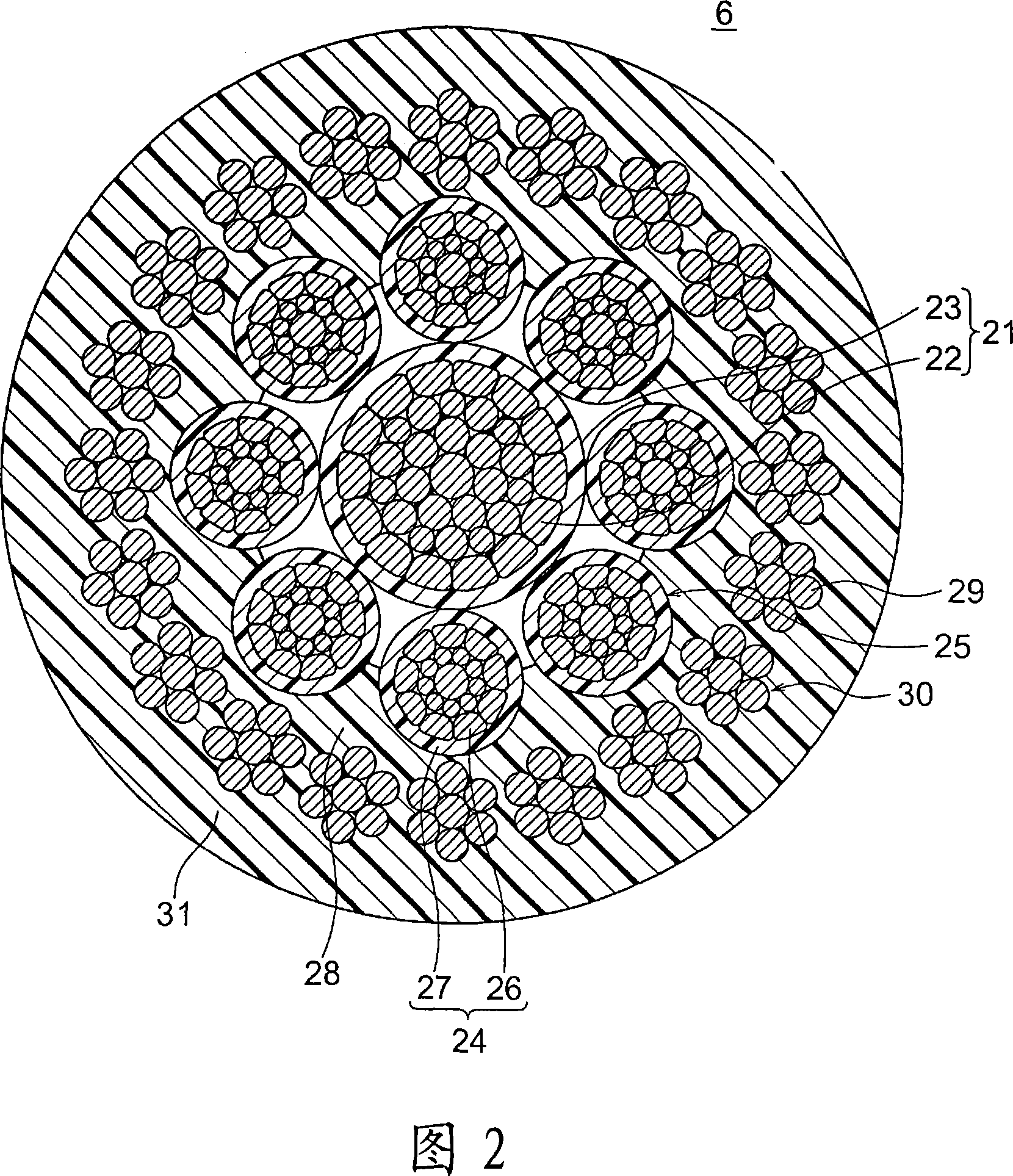 Elevator using cable and method for manufacturing same