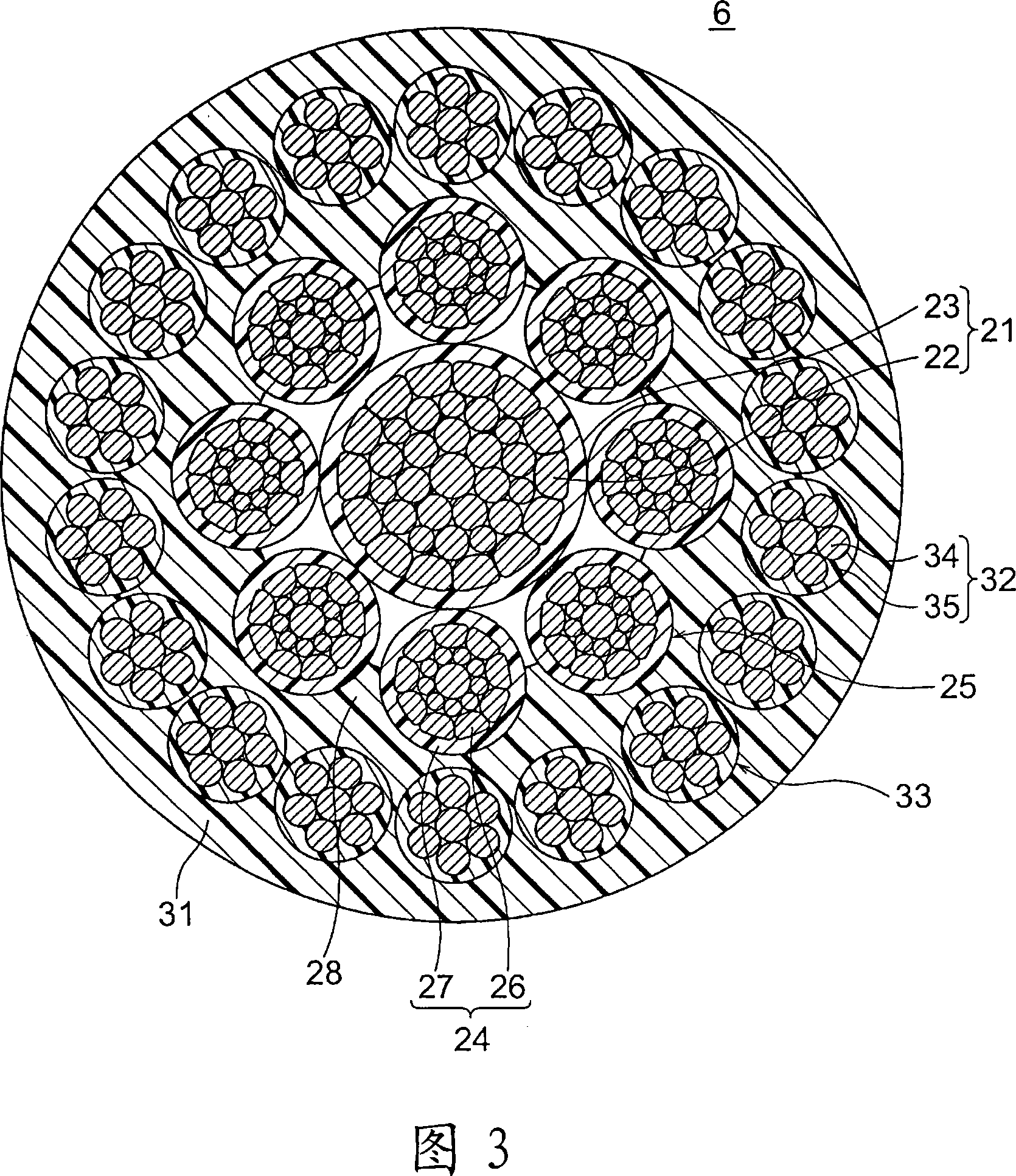 Elevator using cable and method for manufacturing same