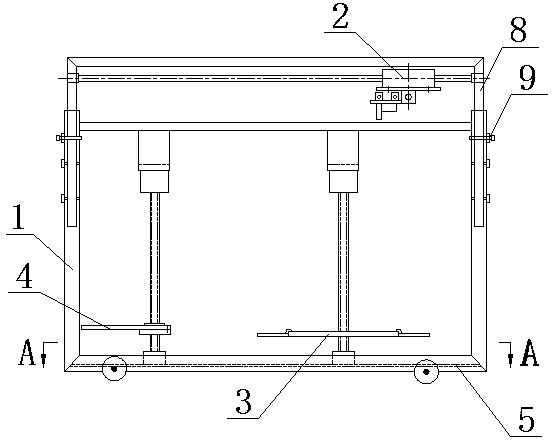 Placing and retracting device for road traffic cone