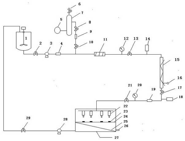 Gas well-drilling erosion experiment method