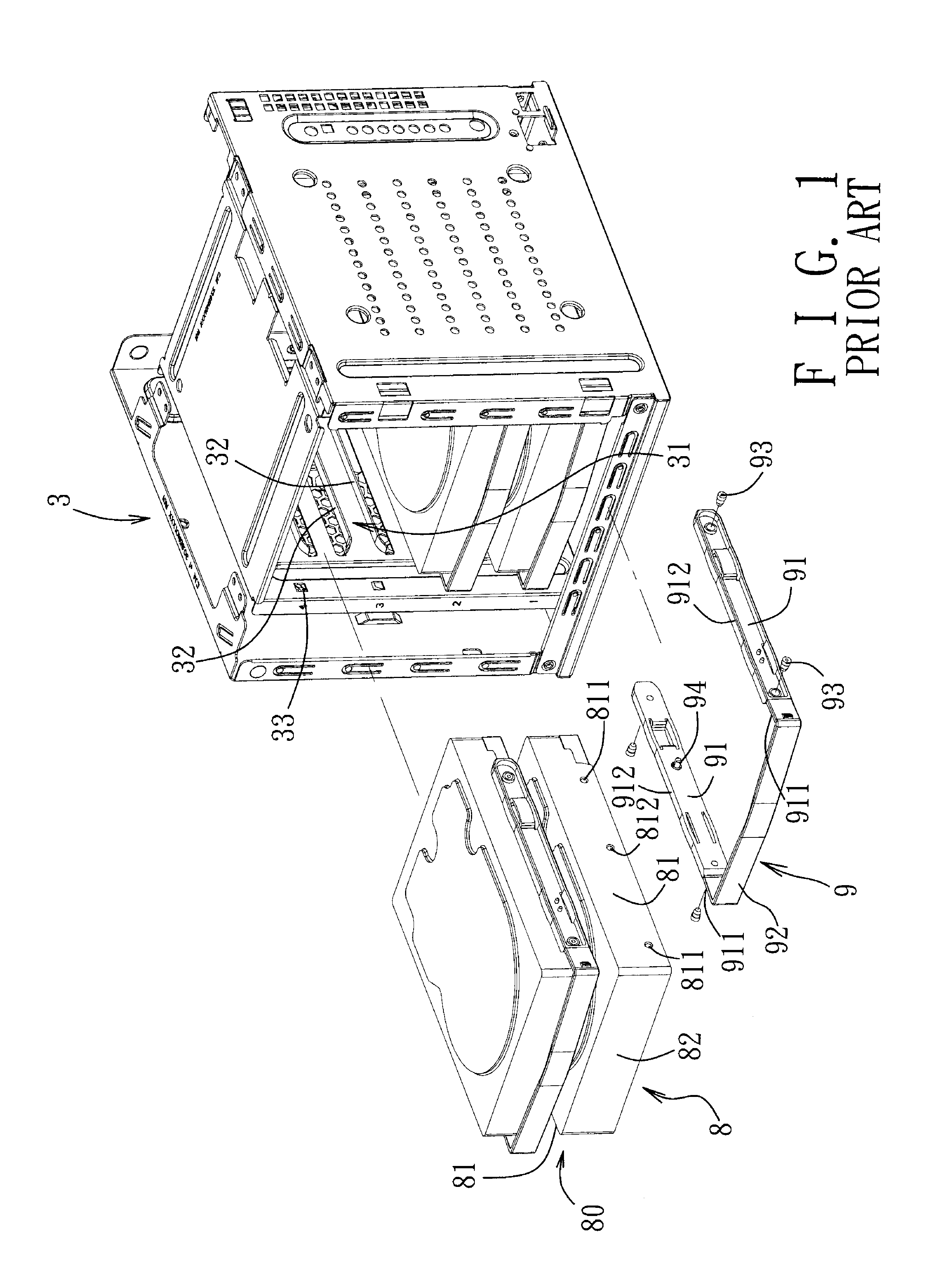 Slide rail mechanism and hard disk device having the slide rail mechanism