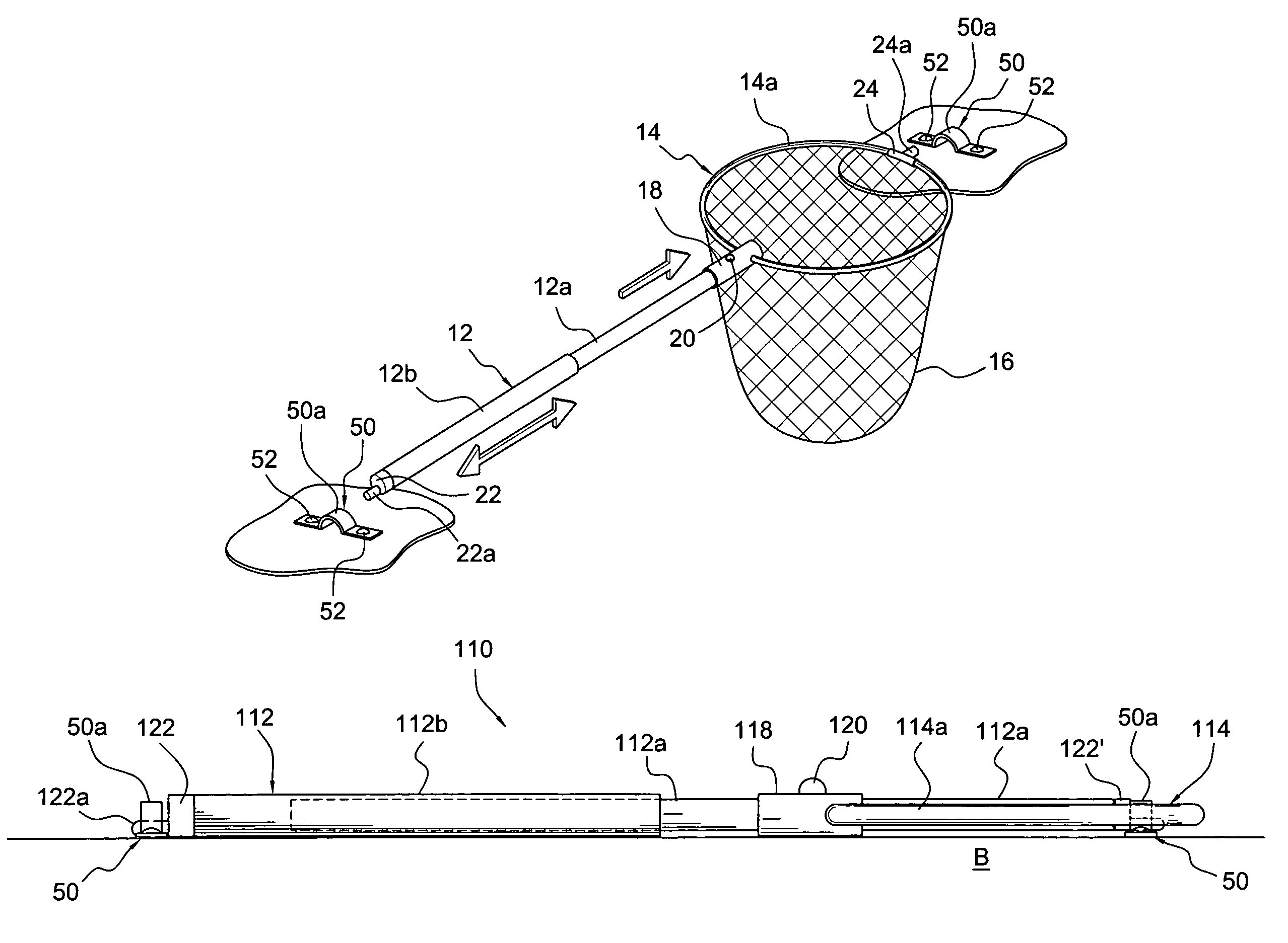 Fishing net device, and system