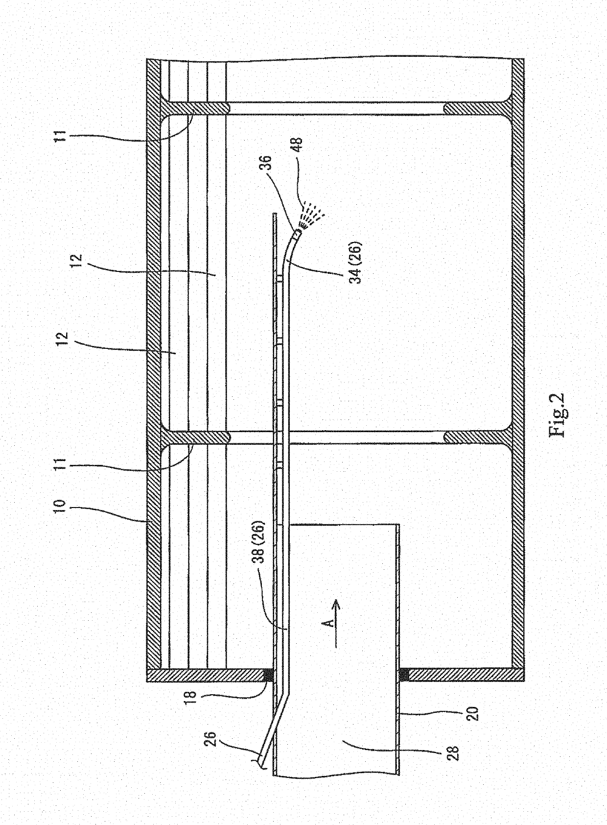 Method for producing water-absorbent resin powder and production apparatus therefor