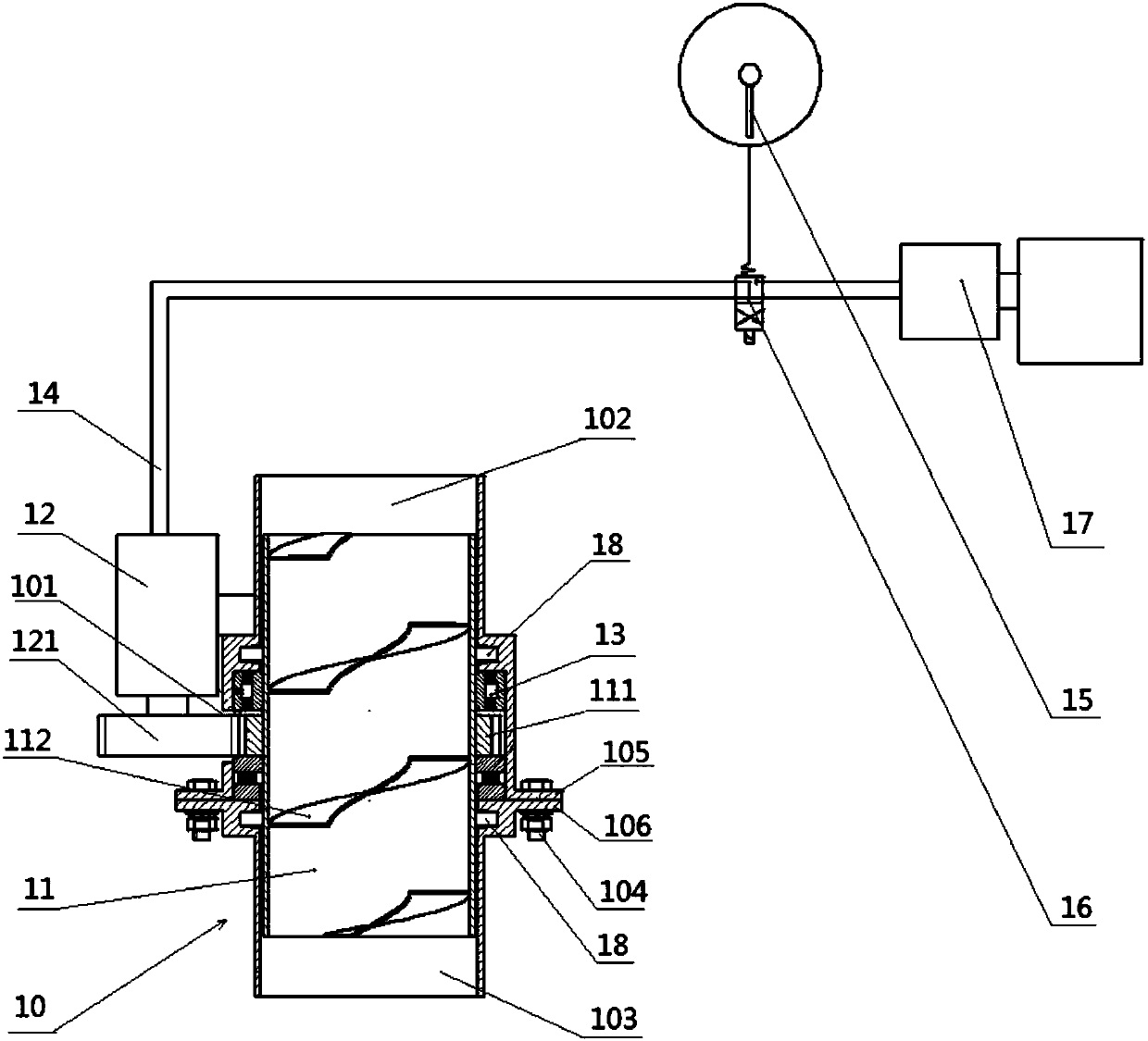 Auxiliary suction mechanism for sewage suction truck and sewage suction truck