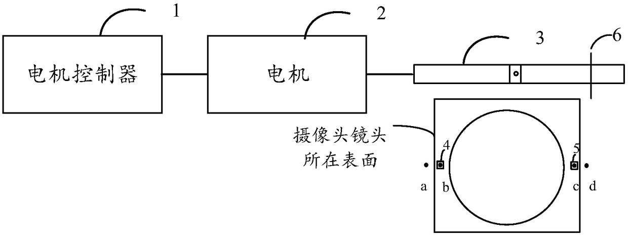 Camera cleaning device