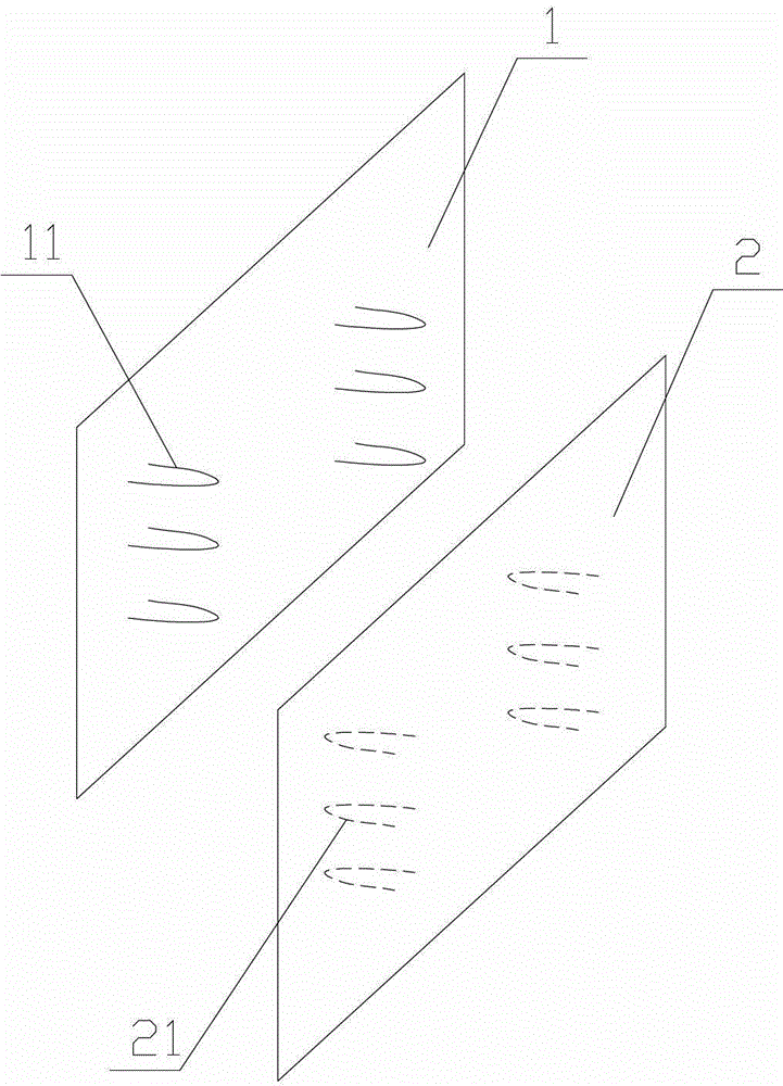 Double-layer corrugated steel plate composite structure partition wall