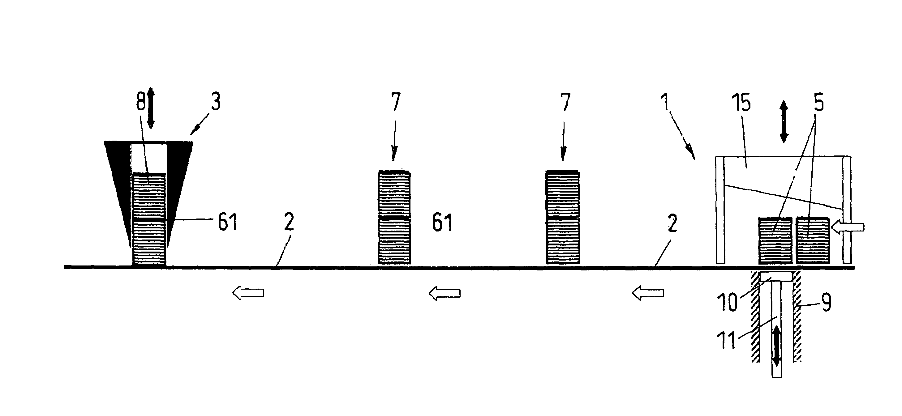 Method for forming shaped label stacks