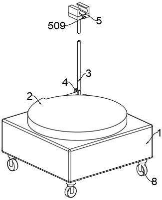 A portable power construction grounding device