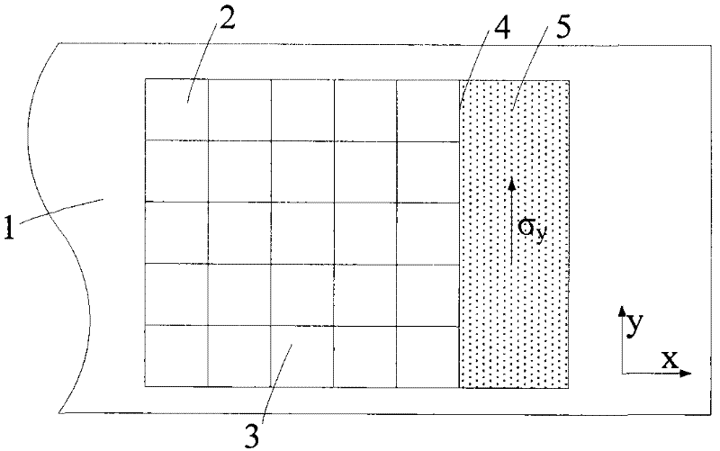 Transition processing method for edge of laser shock enhanced region