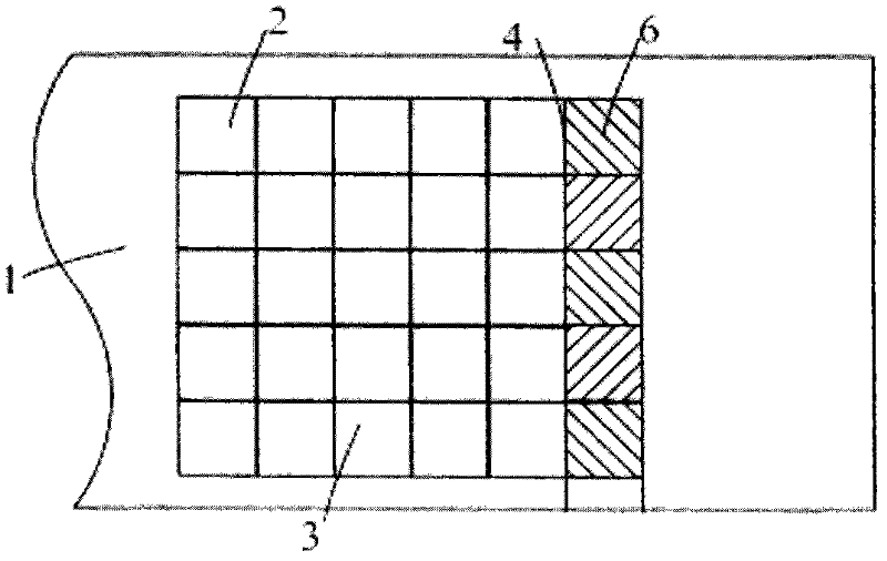 Transition processing method for edge of laser shock enhanced region