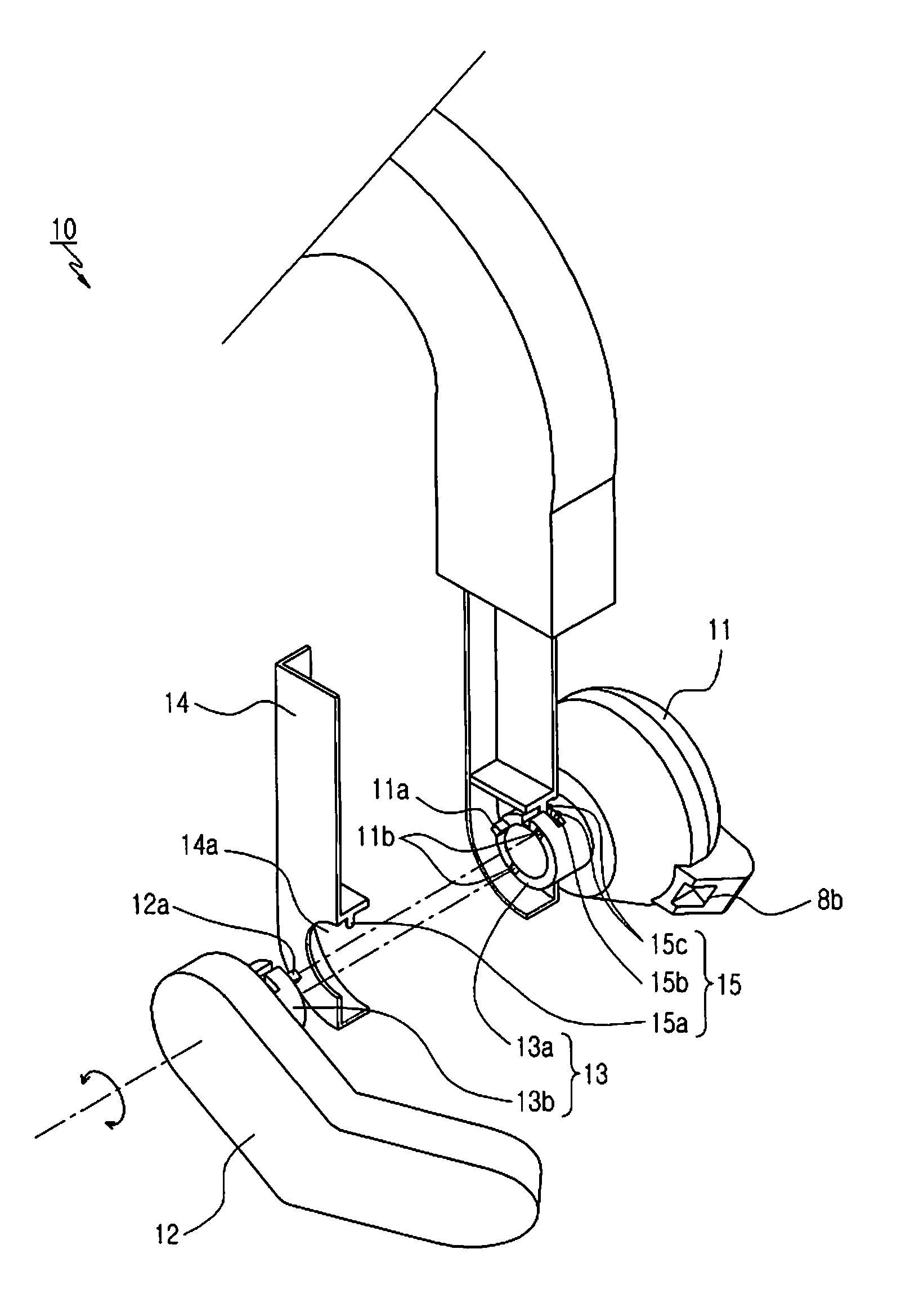 Earphone device having biological information measuring apparatus