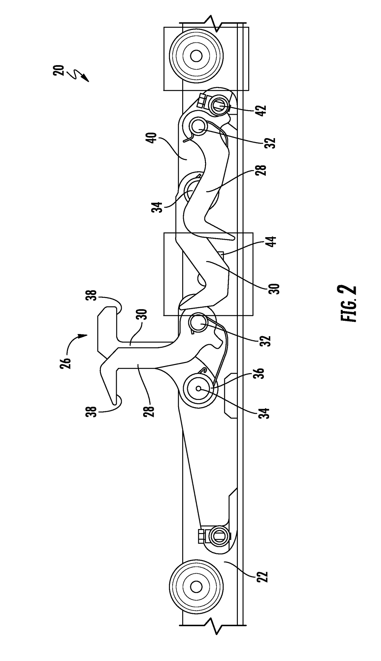 Intelligent lock for cargo handling system