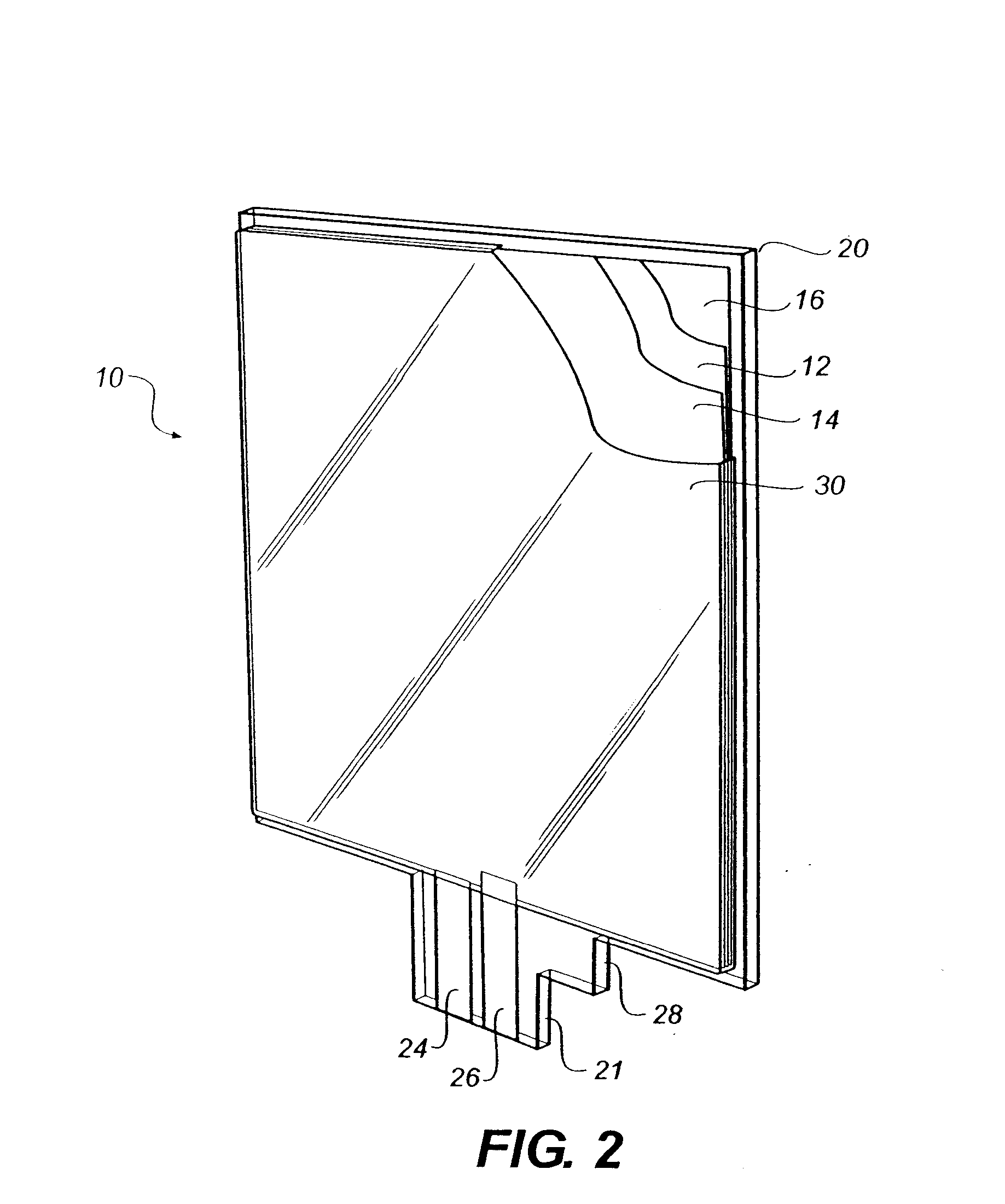 Lighting apparatus with flexible OLED area illumination light source and fixture