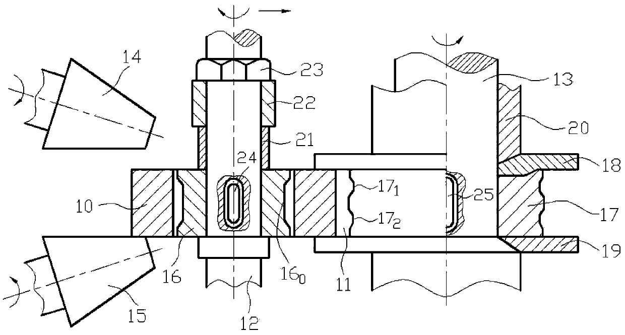 Roll shaping method of ultrahigh-strength steel complex deformed section annular piece