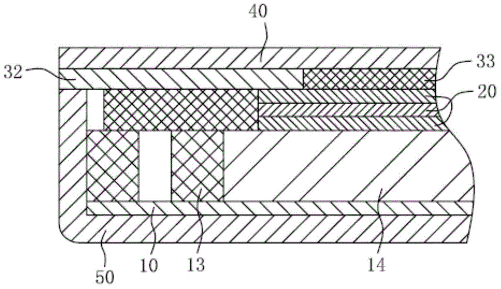 Liquid crystal module full-lamination structure