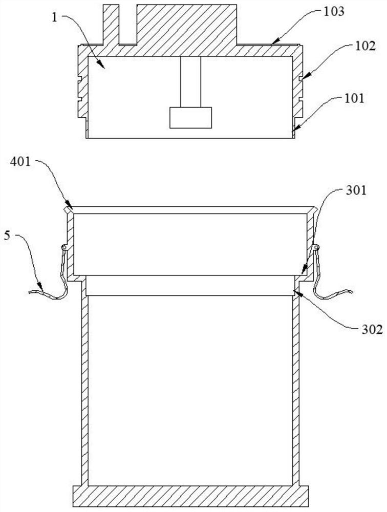 Sealing structure and sealing method of plastic sealing new energy high-voltage direct-current relay