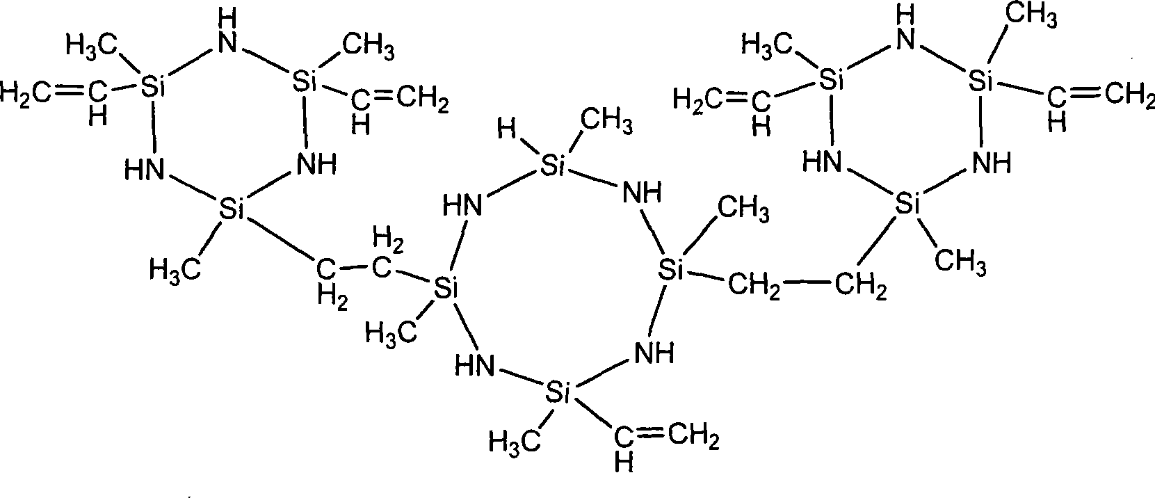 Method for preparing liquid ethylene based polysilazane resin by UV initiated vinyl silazane rapid polymerization