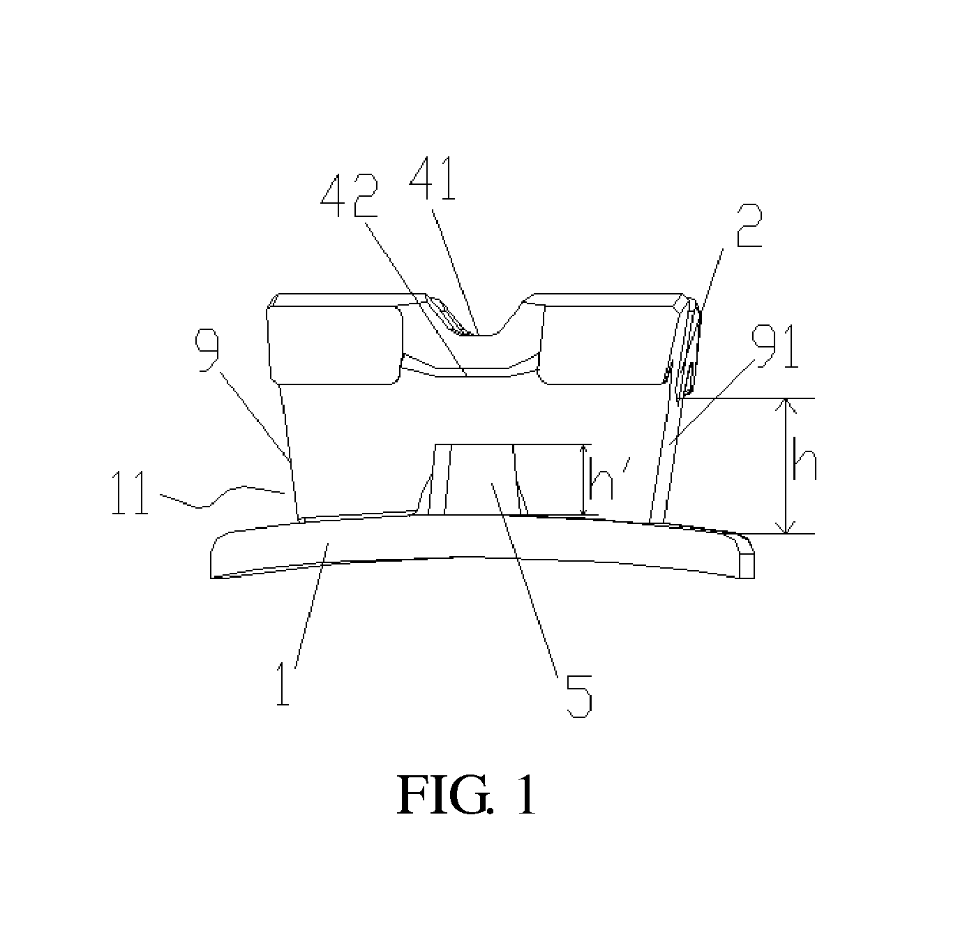 Bracket for correcting dentognathic deformity