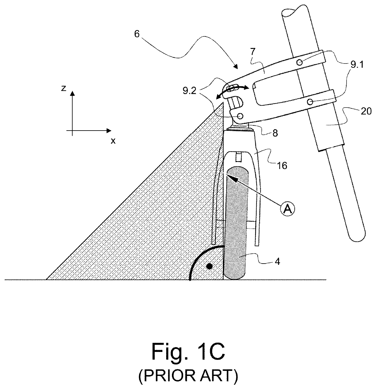 Caster wheel support assembly for a wheelchair and wheelchair comprising the same