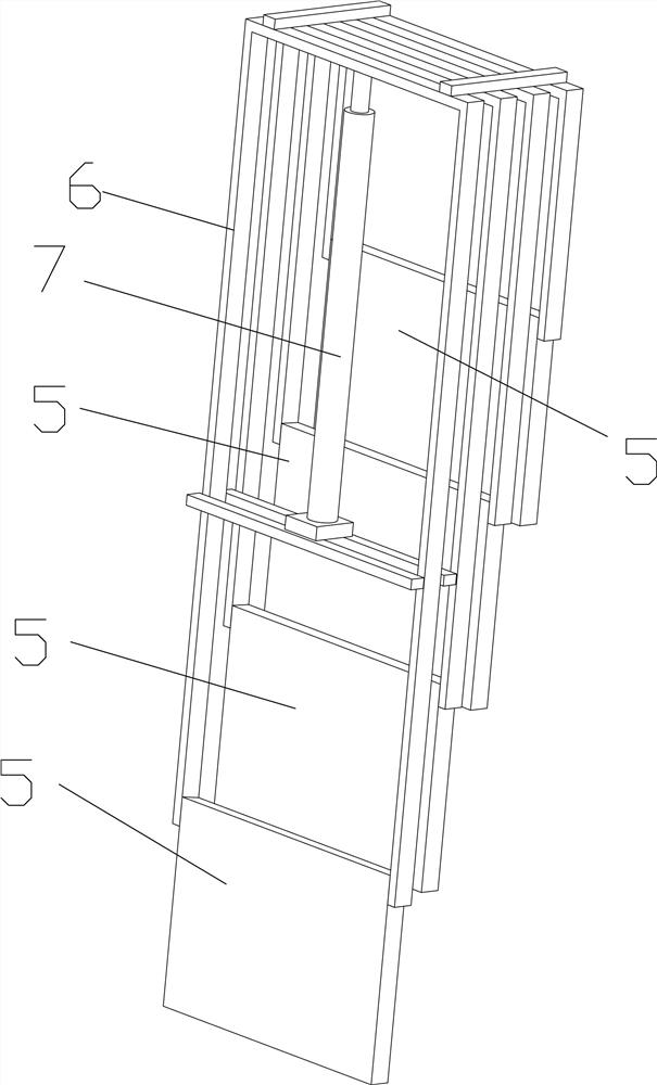 Stepped lifting, conveying and feeding device for automobile sleeve polishing and method