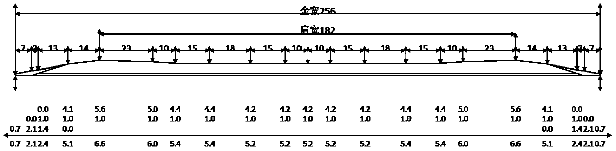 Design method for development size of novel extruded die plate