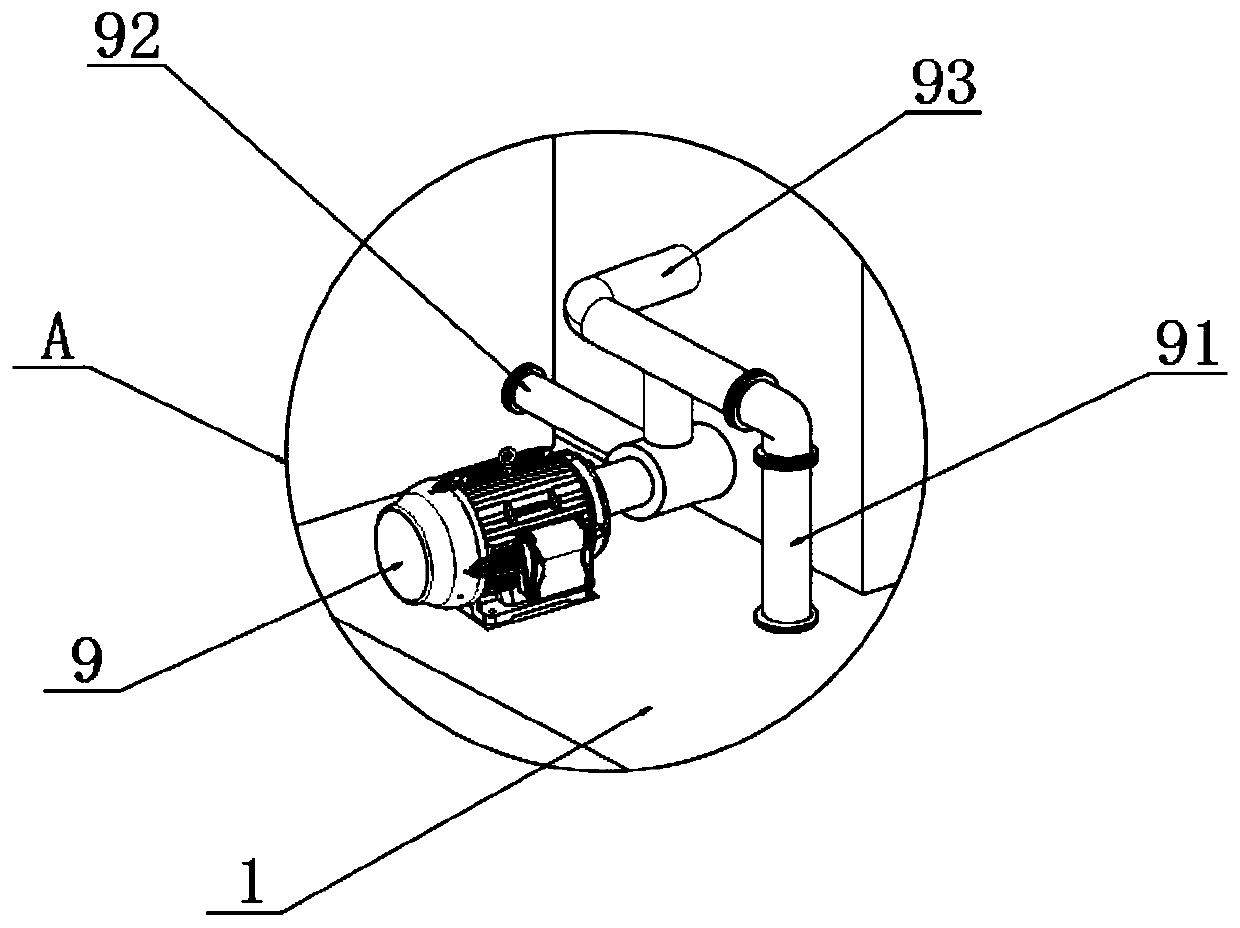 Rapid water-cooling and air-cooling system for metallurgy