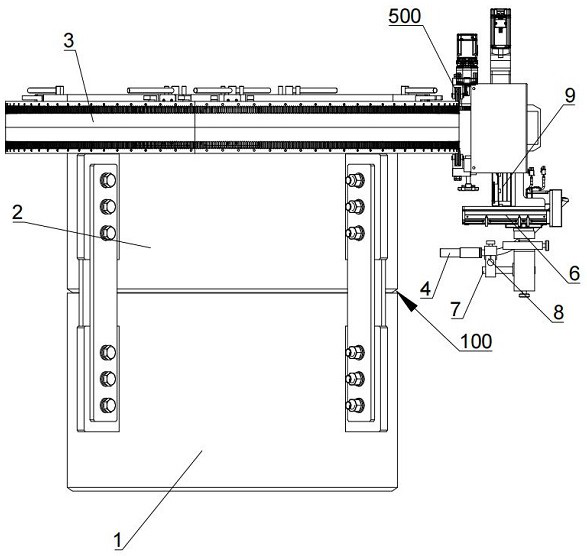 Automatic welding method for vertical butt joint of steel pipe columns