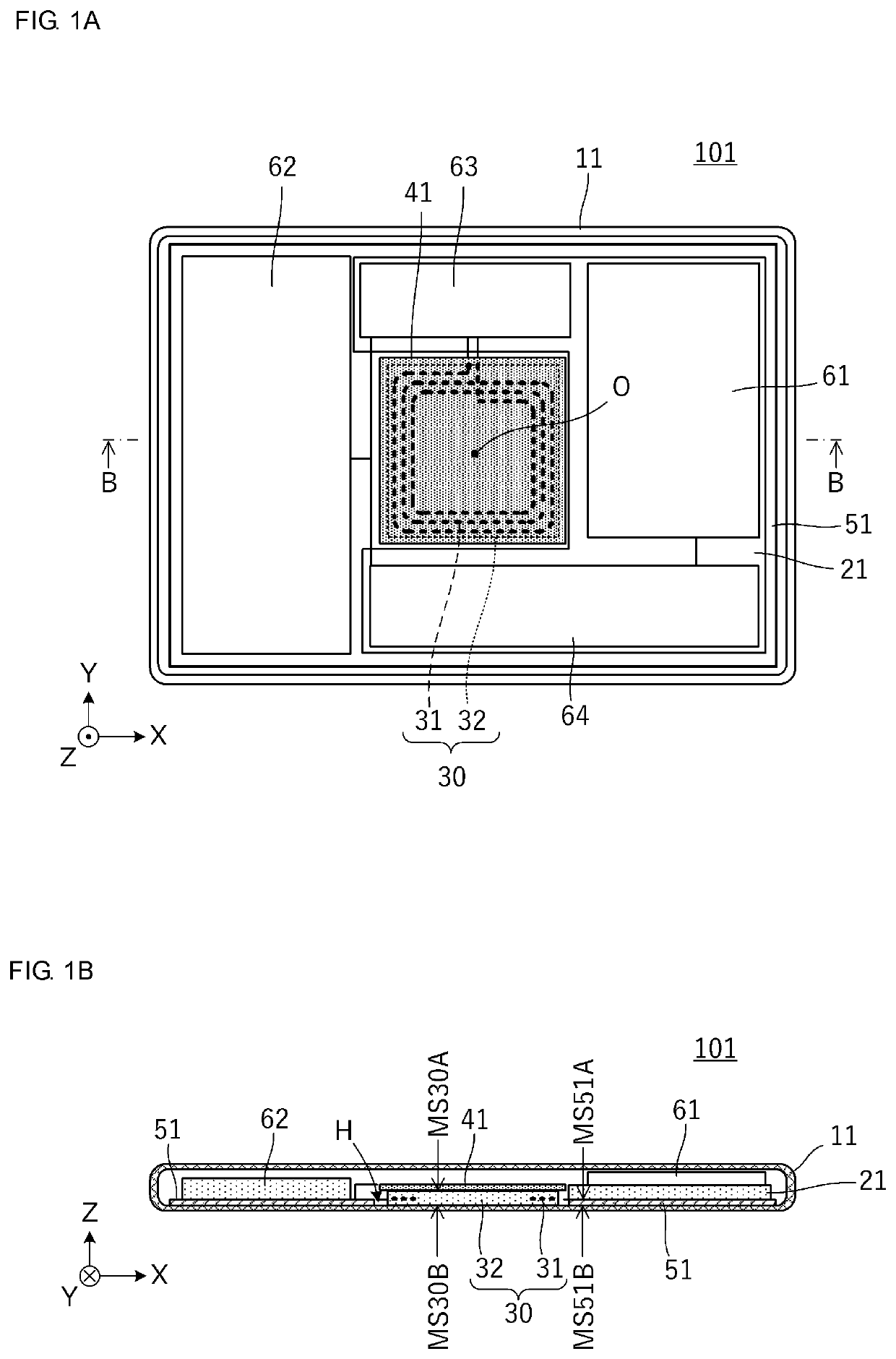 Planar-type wireless power-receiving circuit module