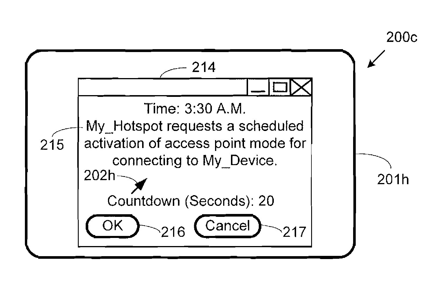 Enabling a Mobile Broadband Hotspot by an Auxiliary Radio