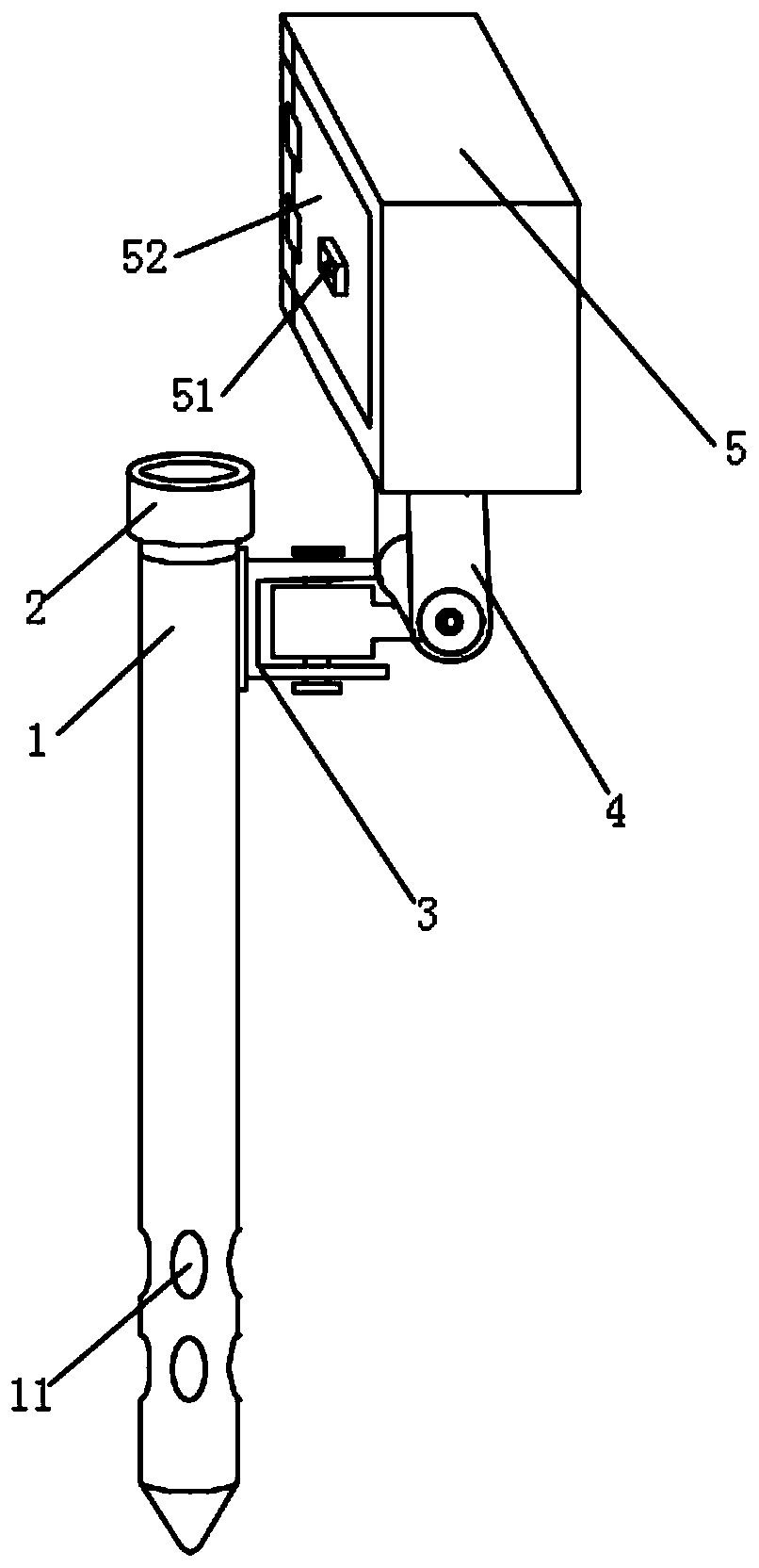 Installation device for outdoor shooting camera and application method thereof