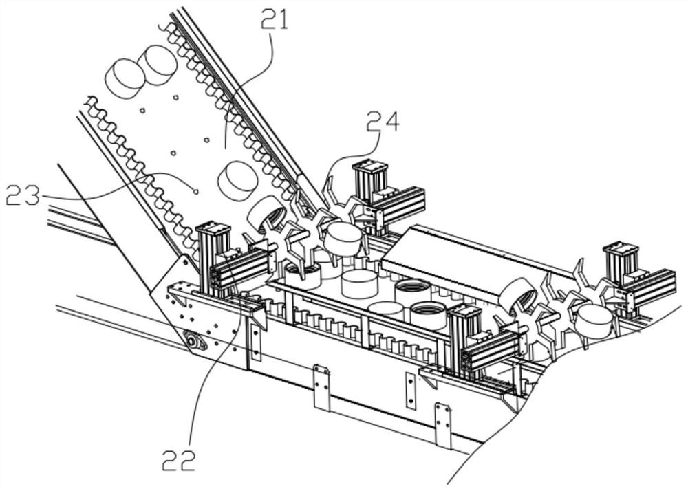 Automatic cap screwing mechanism for cosmetic bottle