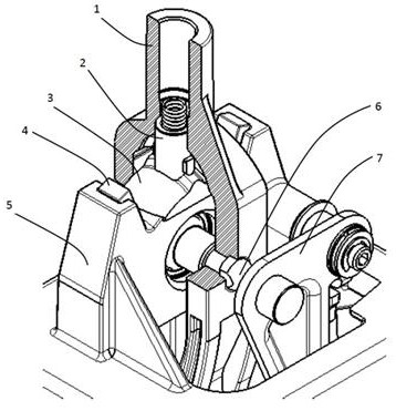 Gear shifting mechanism with self-positioning and gear shifting return functions