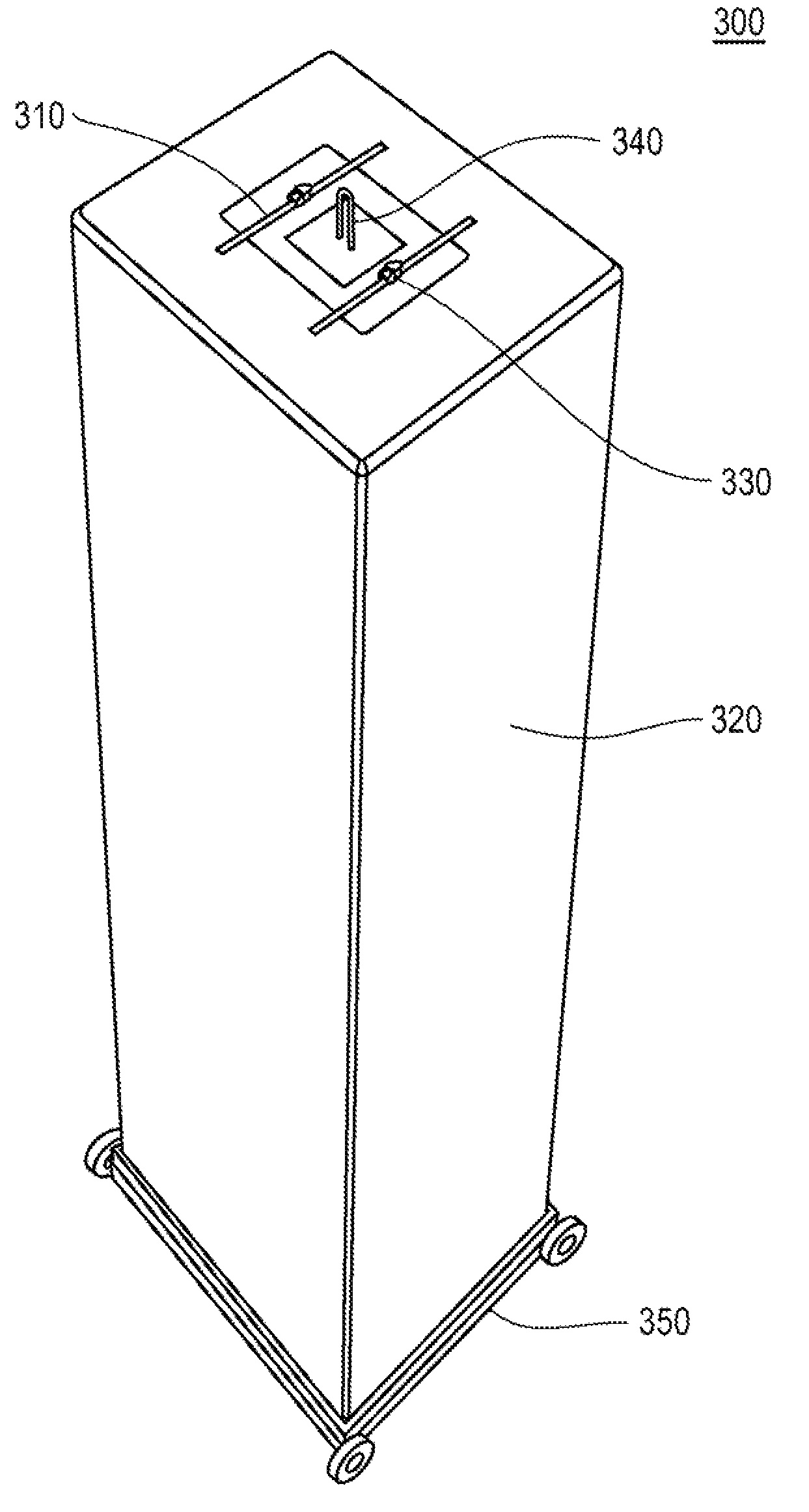 Light weight, strong, fire retardant dunnage platform bag and system of loading, dispensing and using bag