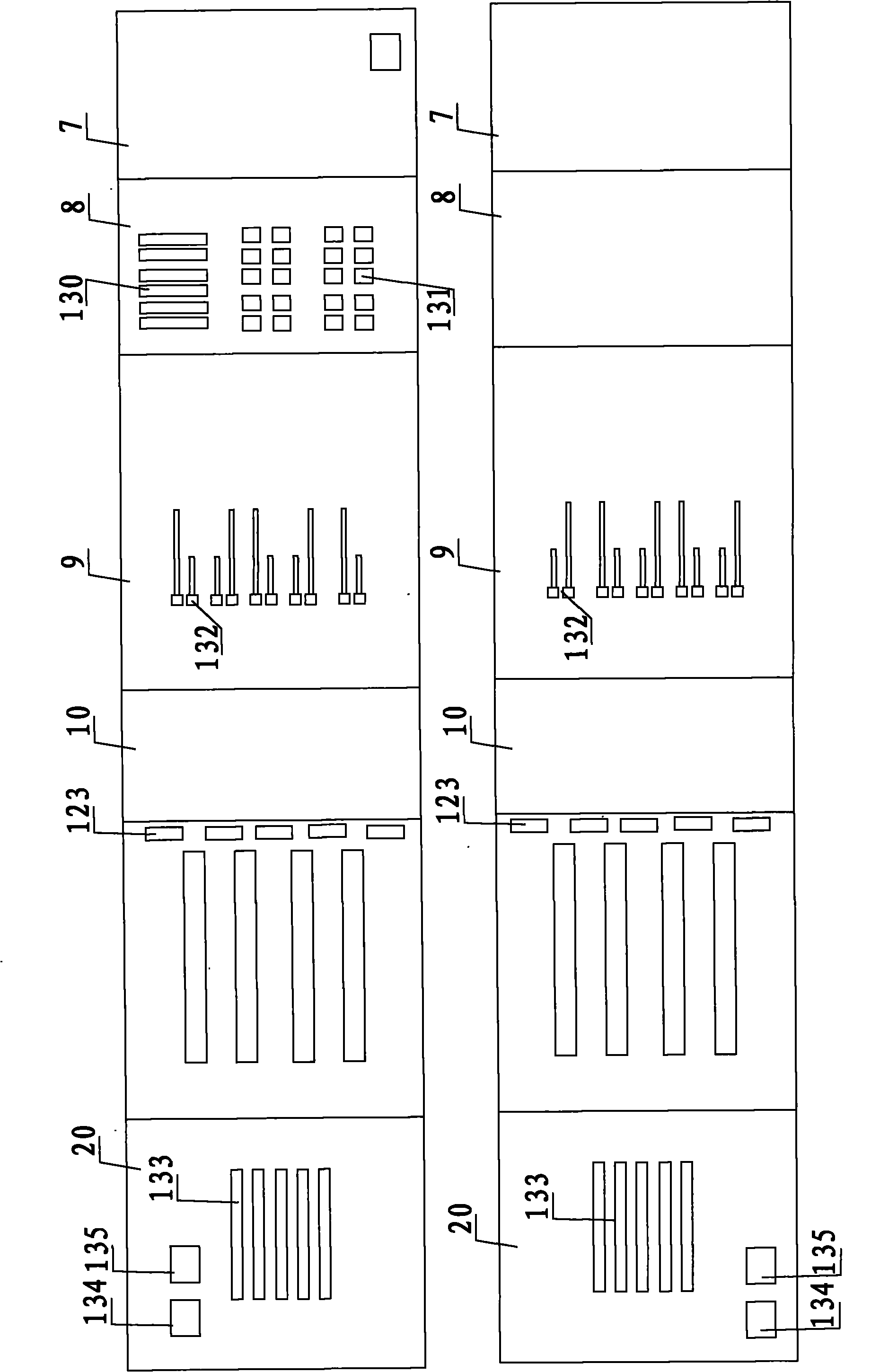 Intensive ultra-large-scale radial tire production system of high-performance car