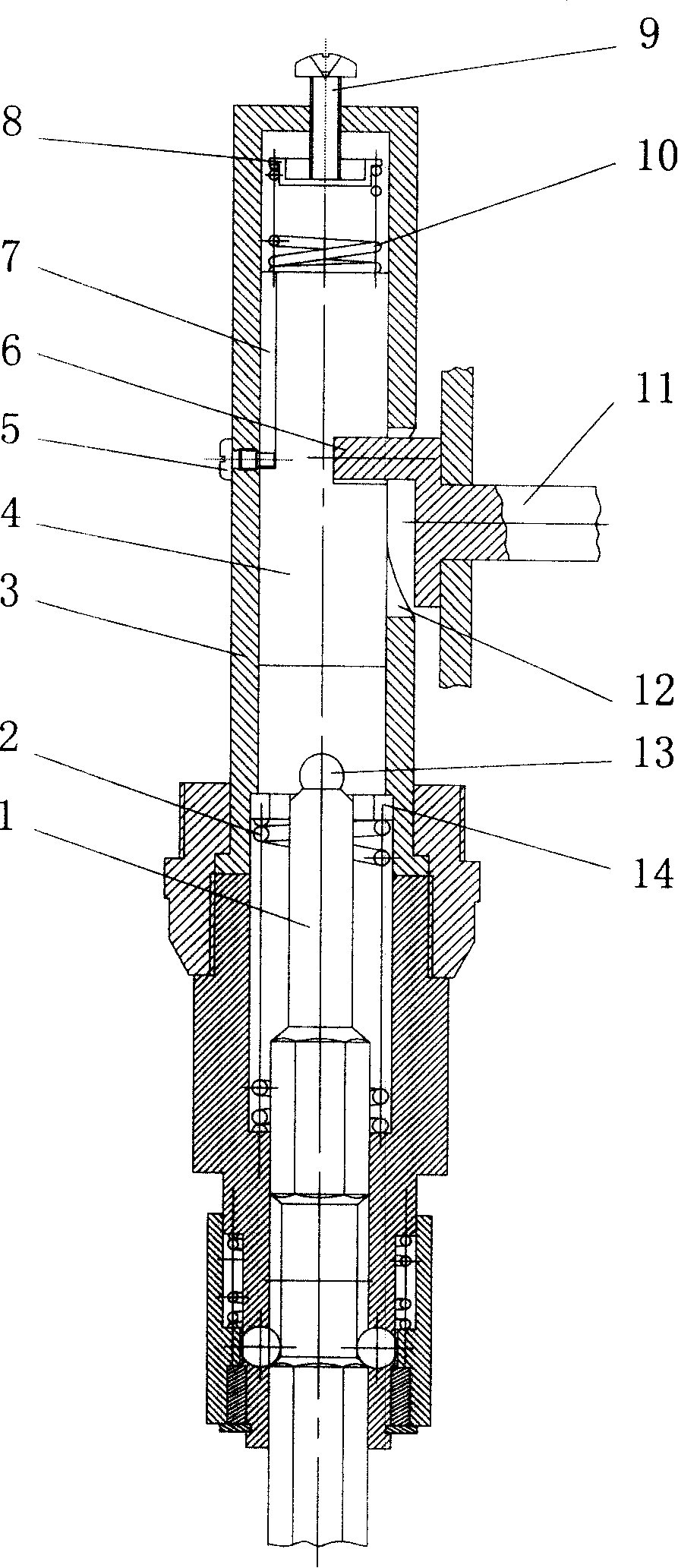 Straight line shock device