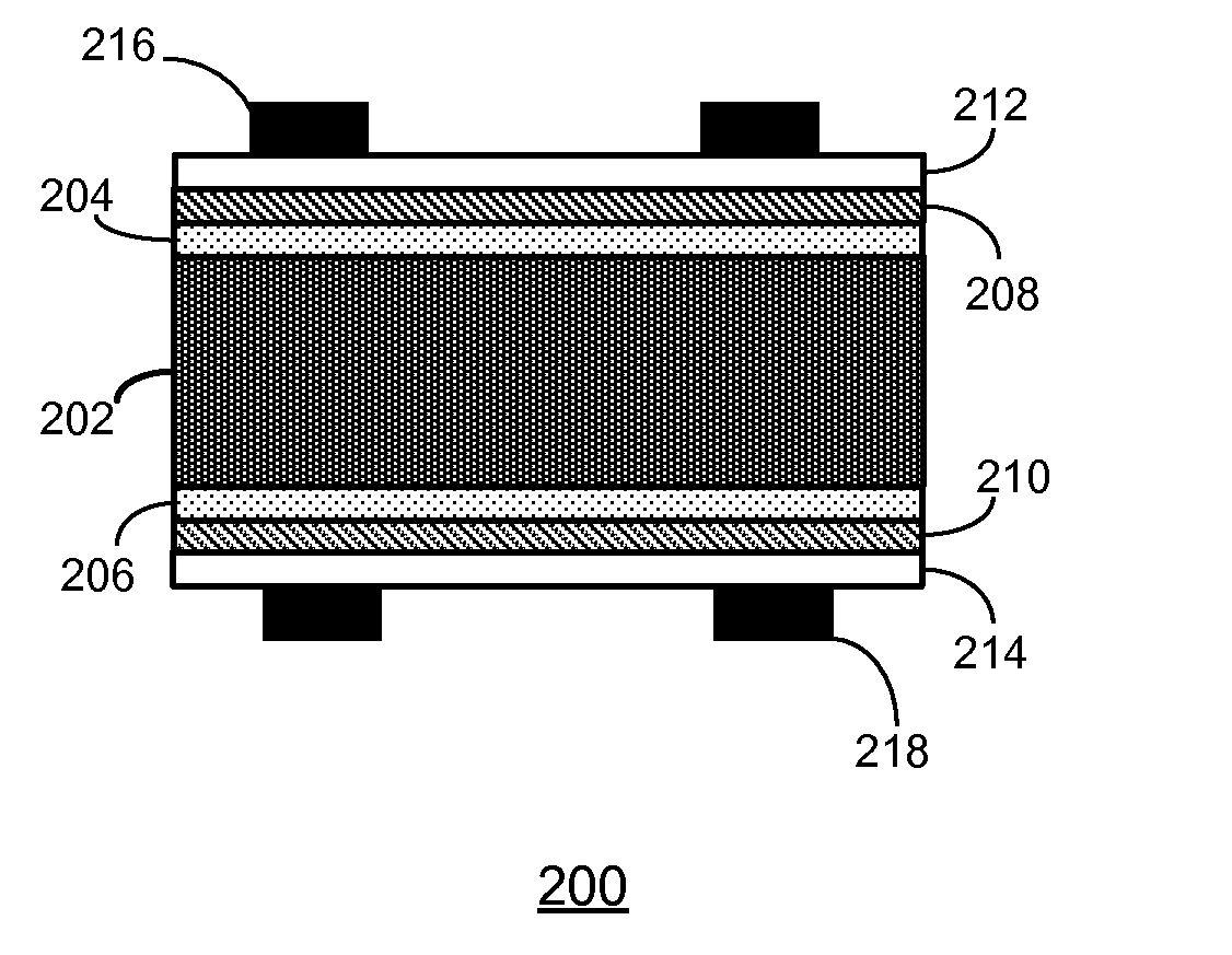 Module fabrication of solar cells with low resistivity electrodes