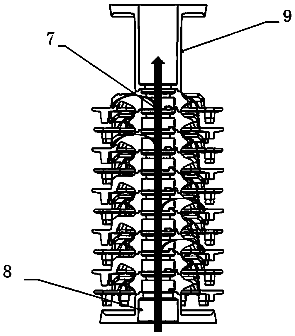 Wax mold structure for vacuum suction casting