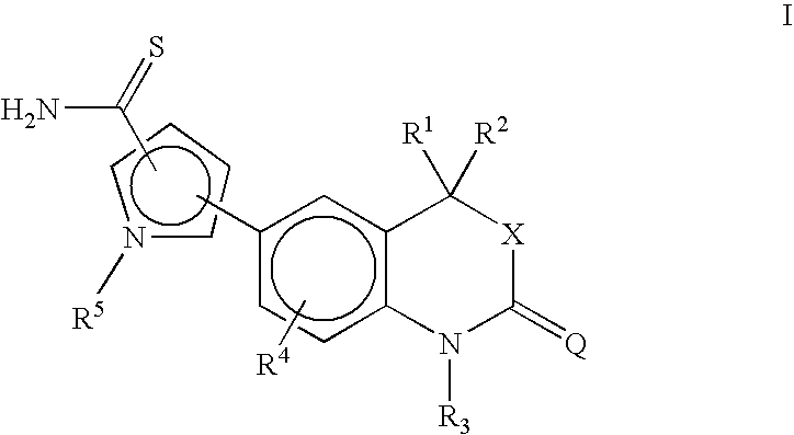 Thioamide derivatives as progesterone receptor modulators