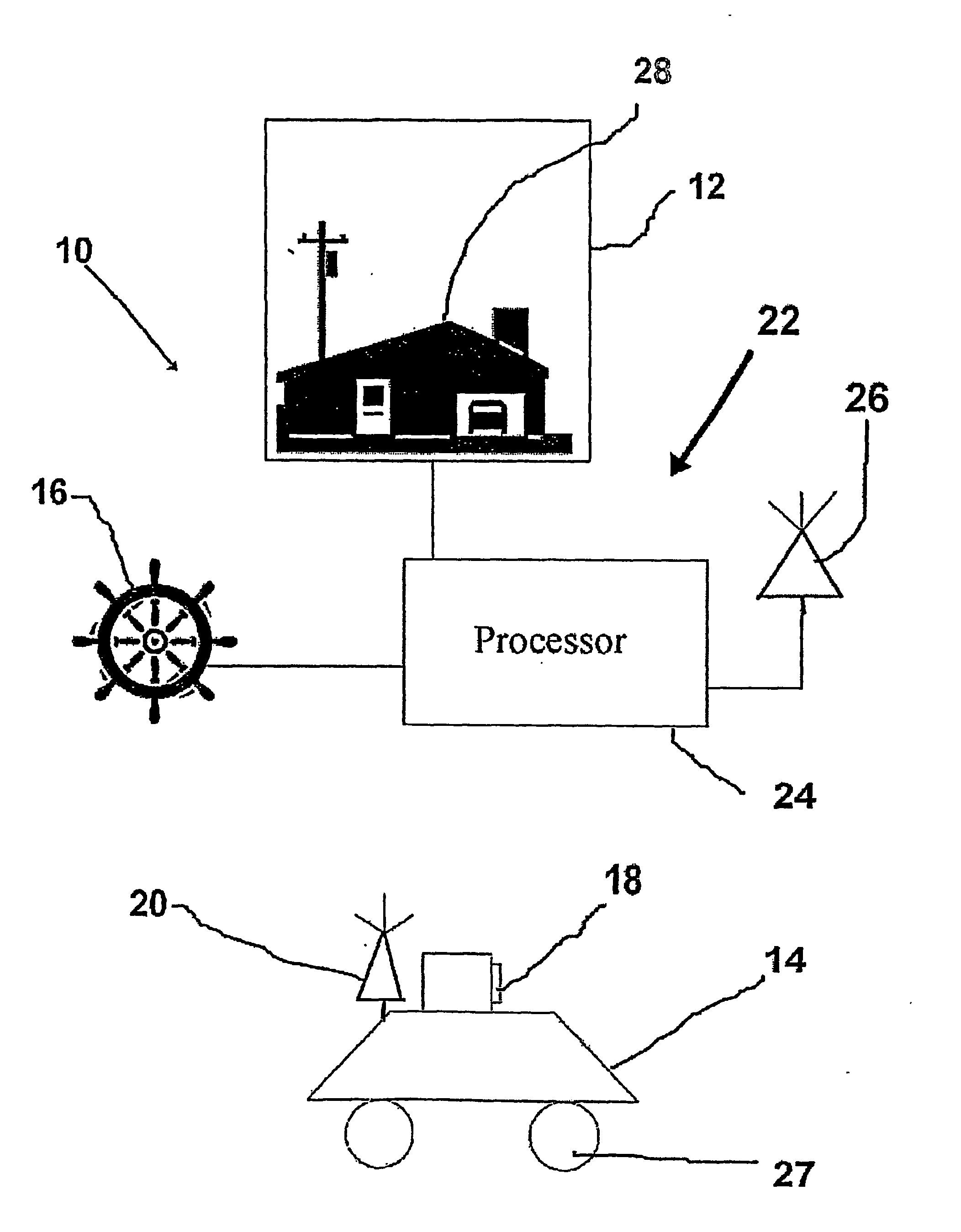 Predictive display for a system having delayed feedback of a command issued