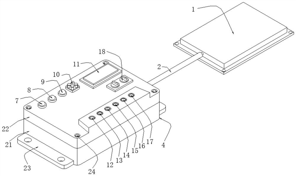 High-stability positioning device for transportation of domestic liquefied natural gas tank