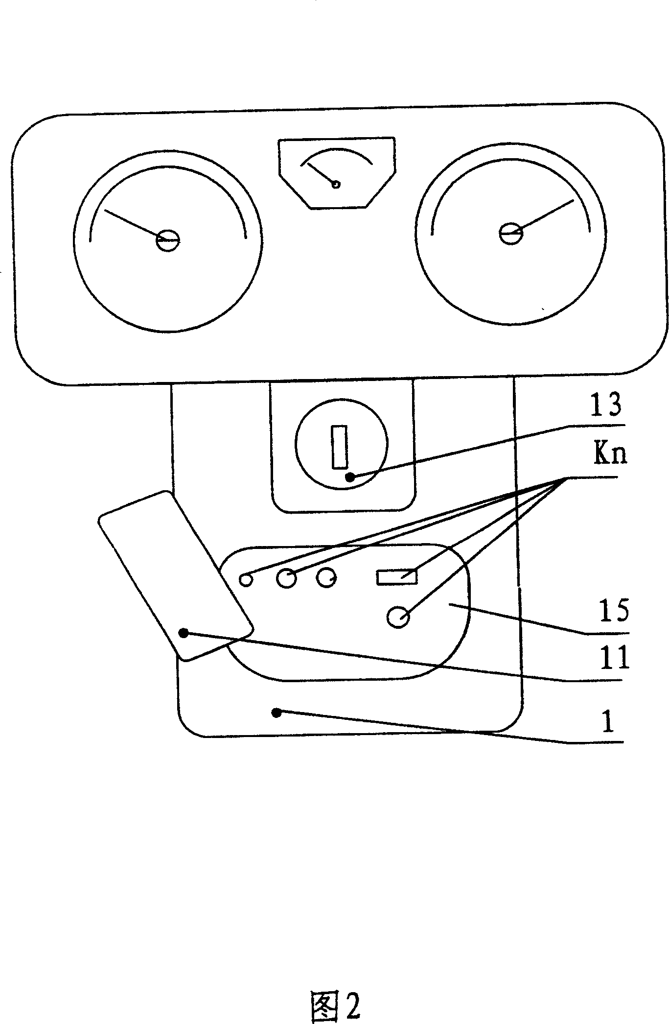 Motorcycle having a radio apparatus