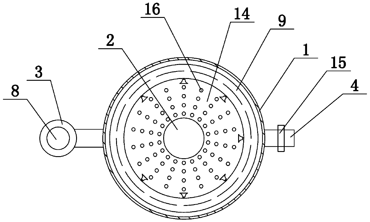 Flue gas mercury removal method based on visible light and its ring spray mercury removal device